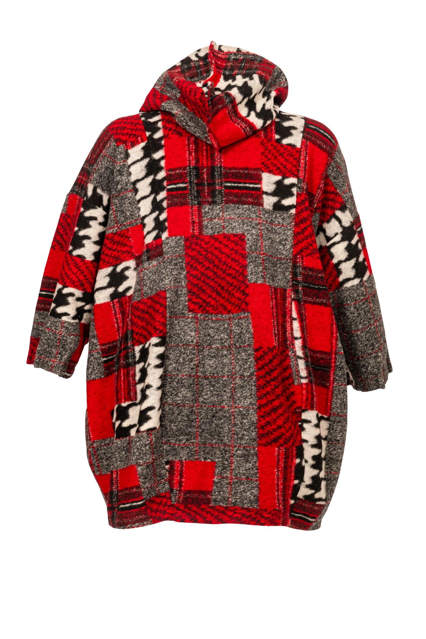 Kapuzen-Mantel - Luba Moden