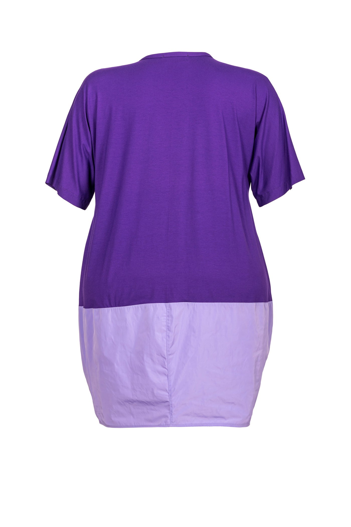 Jersey-Kleid mit Ballon-Rock.