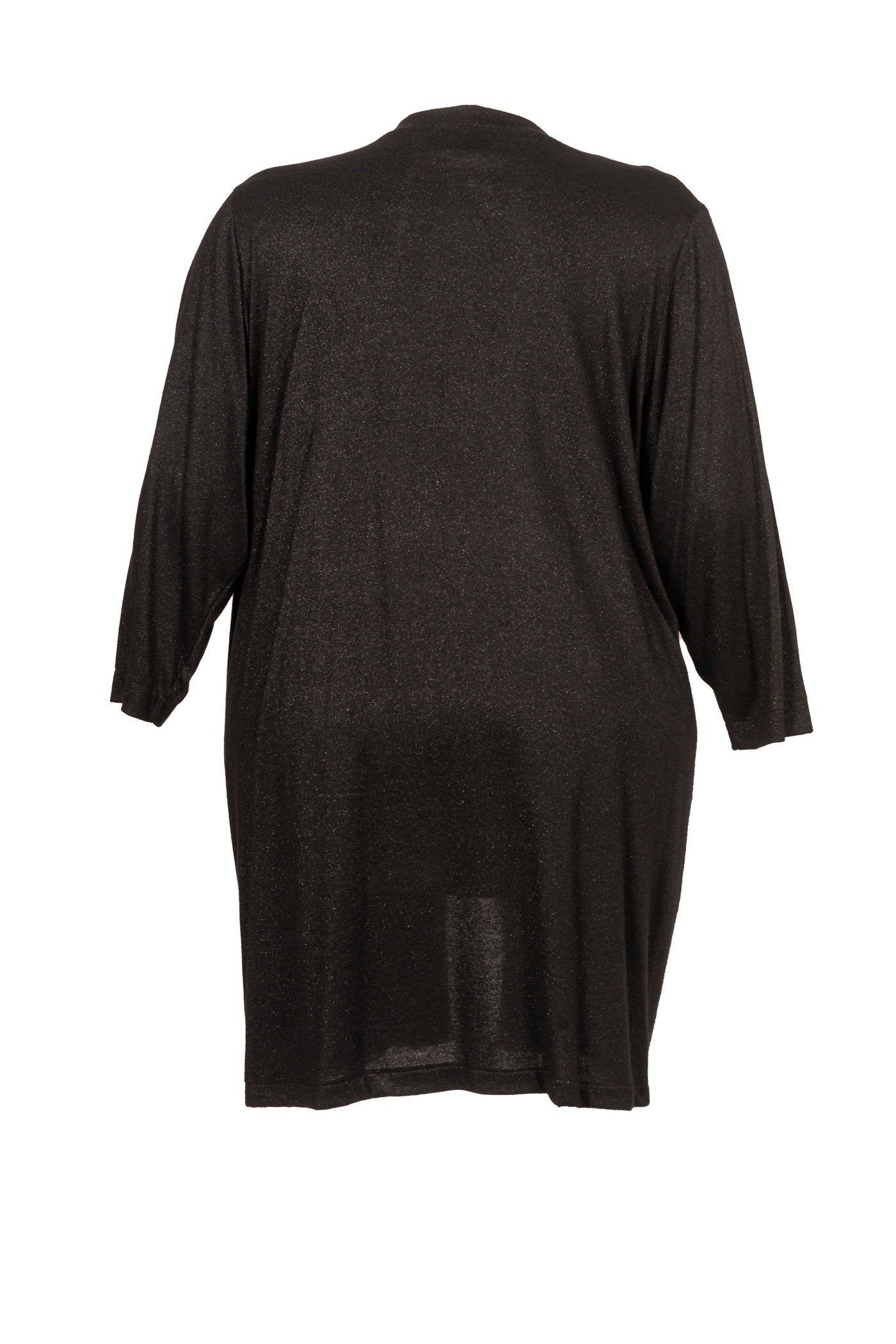 Schwarzer Cardigan mit Lurex-Garn - Luba Moden