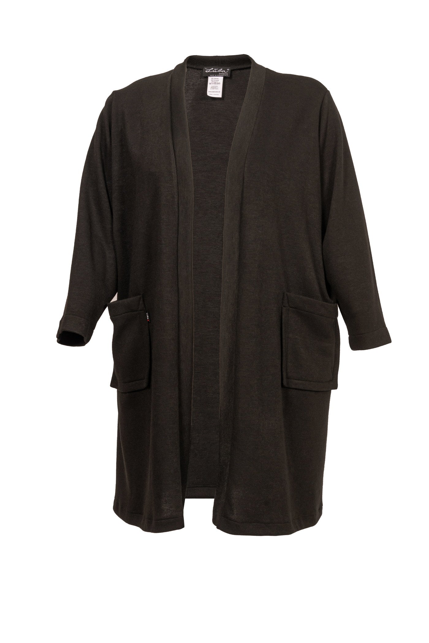 Merino Touch, Jersey uni Cardigan - Luba Moden