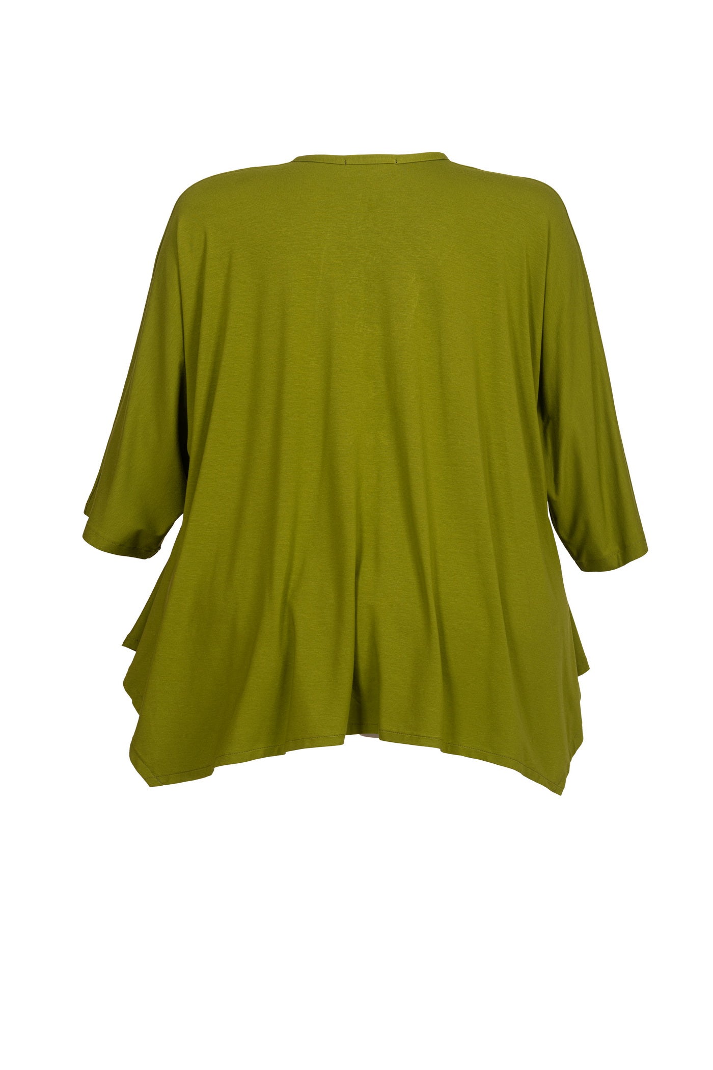 Grüne Jersey-Tunika