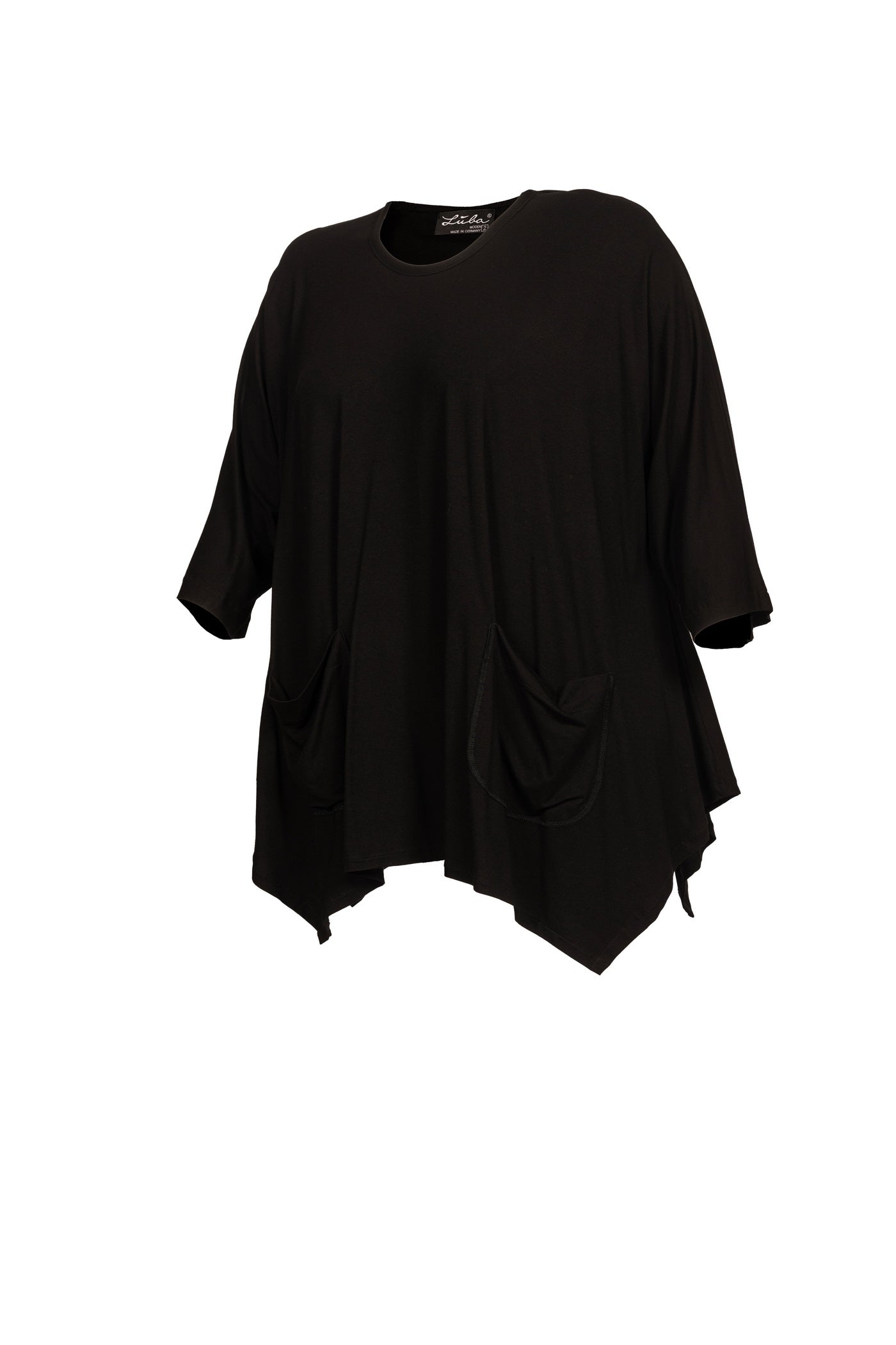 Schwarze Jersey-Tunika - Luba Moden