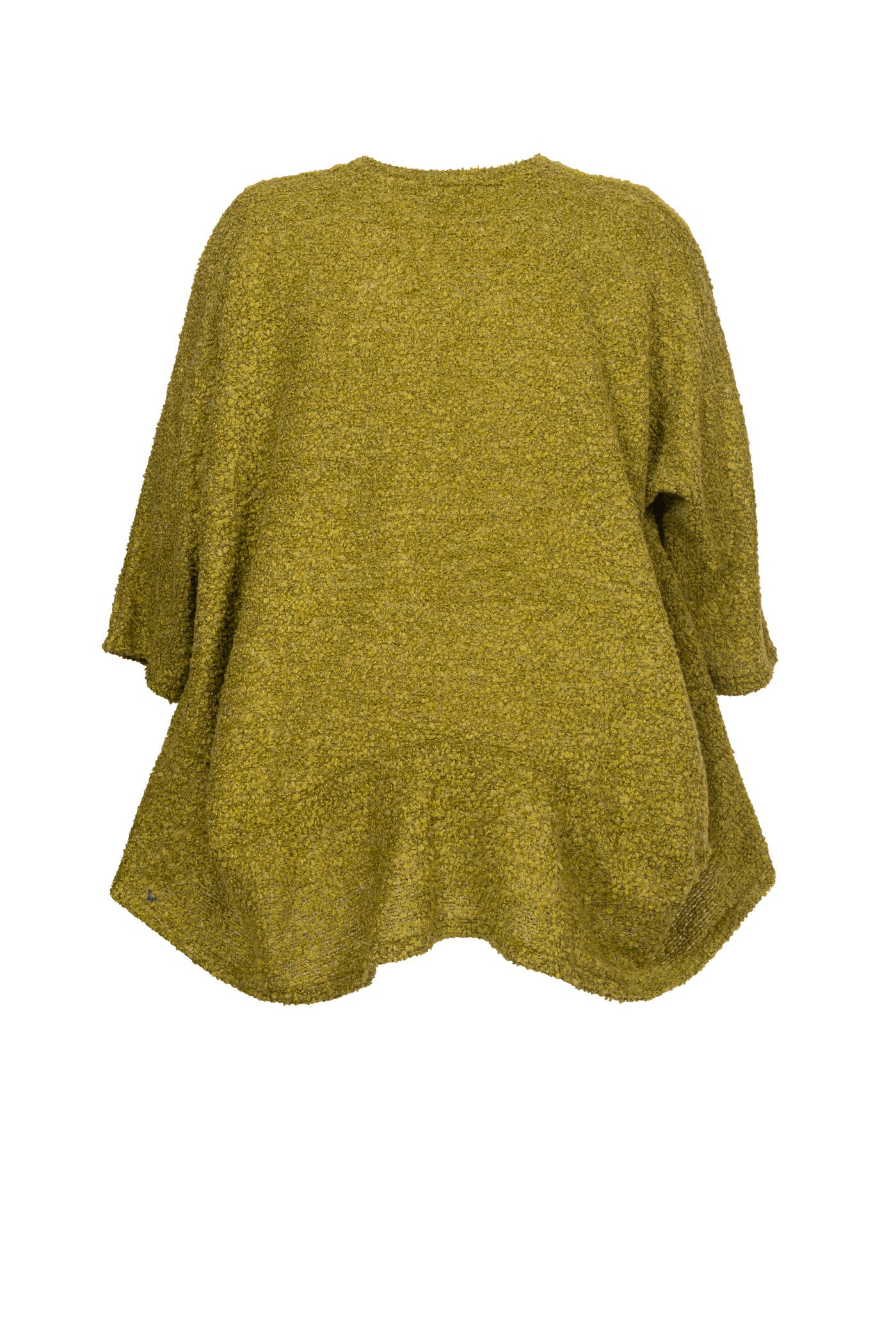Apfelgrüner Bouclé-Pullover - Luba Moden