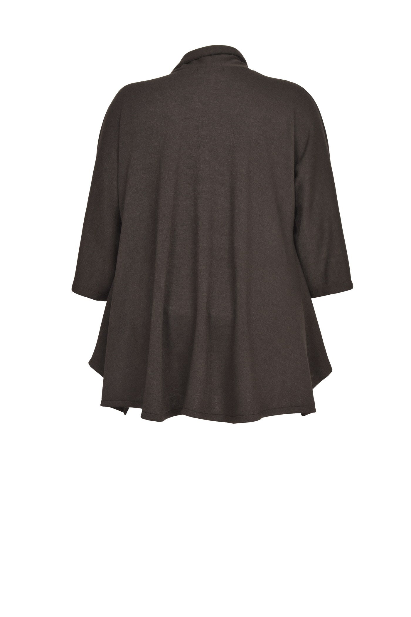 Stylischer Merino Touch Strick-Pullover mit Umlegekragen.