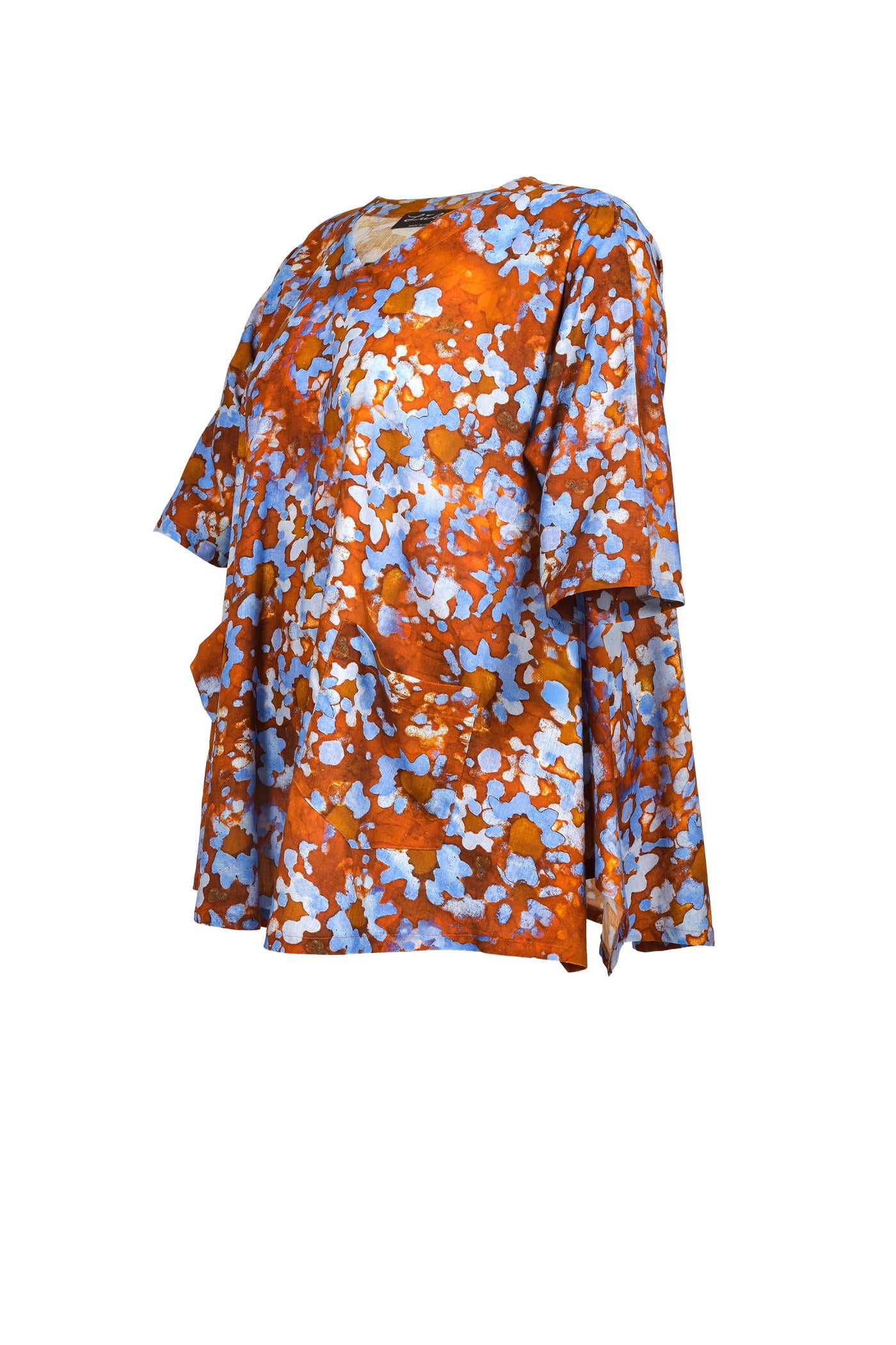 Leichte Tunika in A-Linie aus angenehmem Viskose-Leinen-Mix.