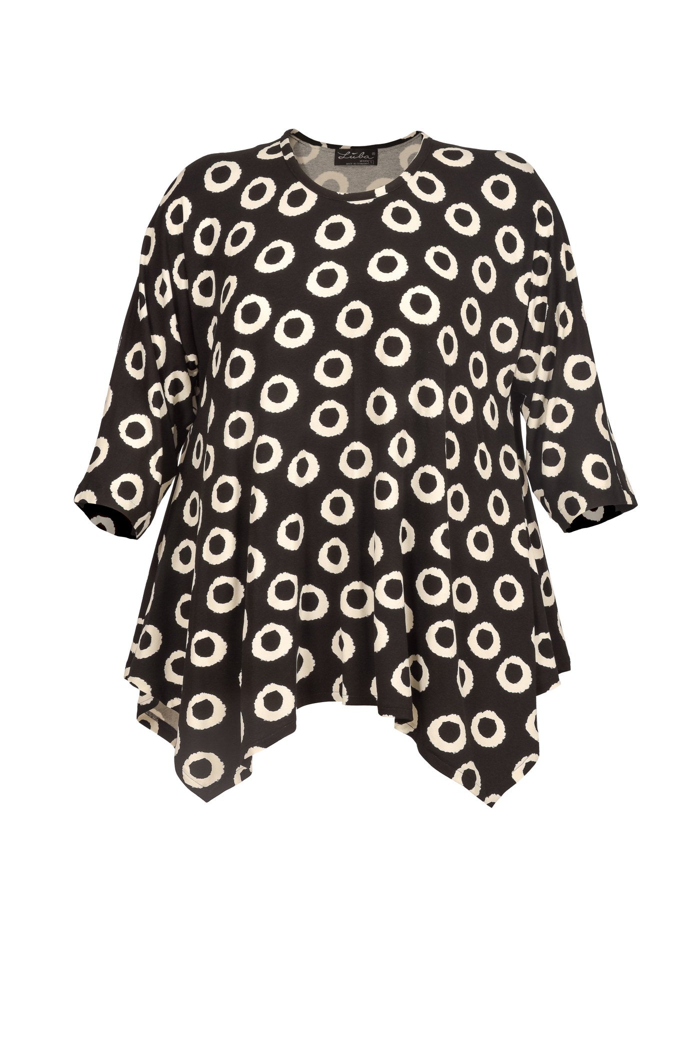 Elegante Jersey-Viskose-Tunika.