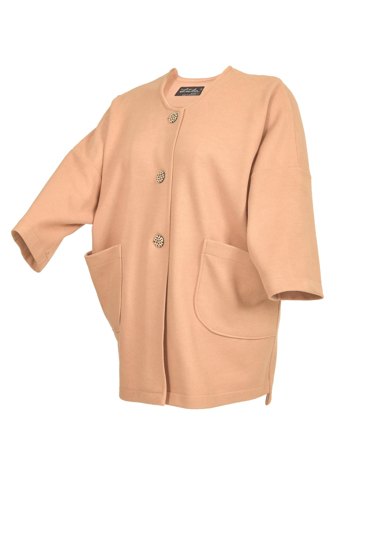 Sportliche Jacquard Jacke mit 2 Taschen – große Größen.