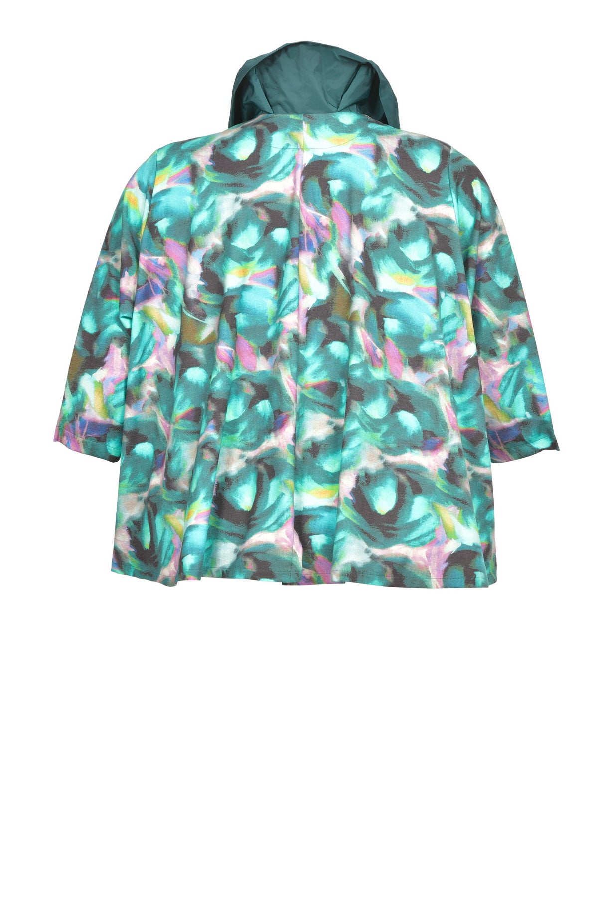Jersey Jacke mit Taft-Kragen - große Größen.