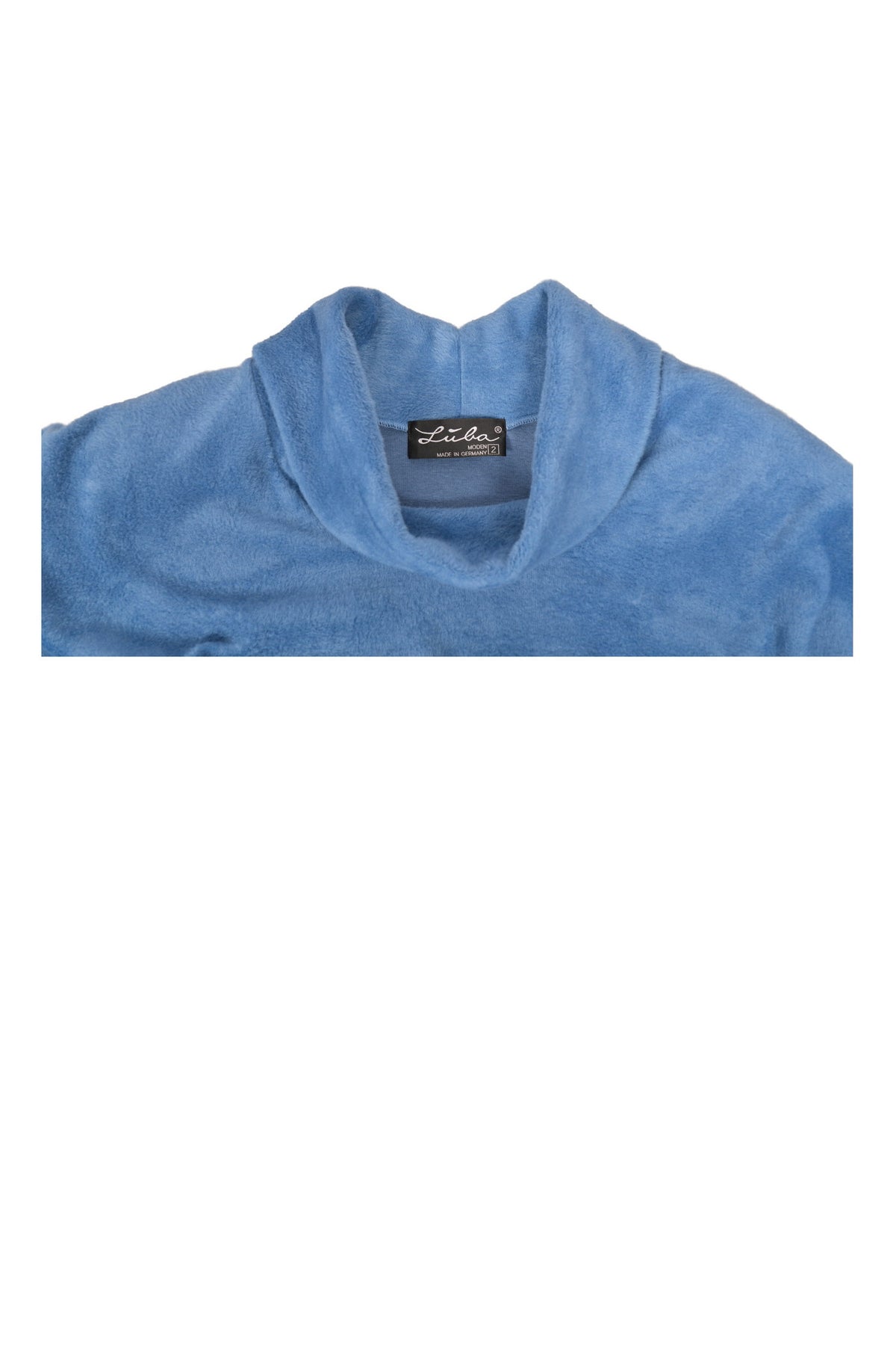 Elegant Red Jumper with Stand-Up Collar and 2 Practical Pockets