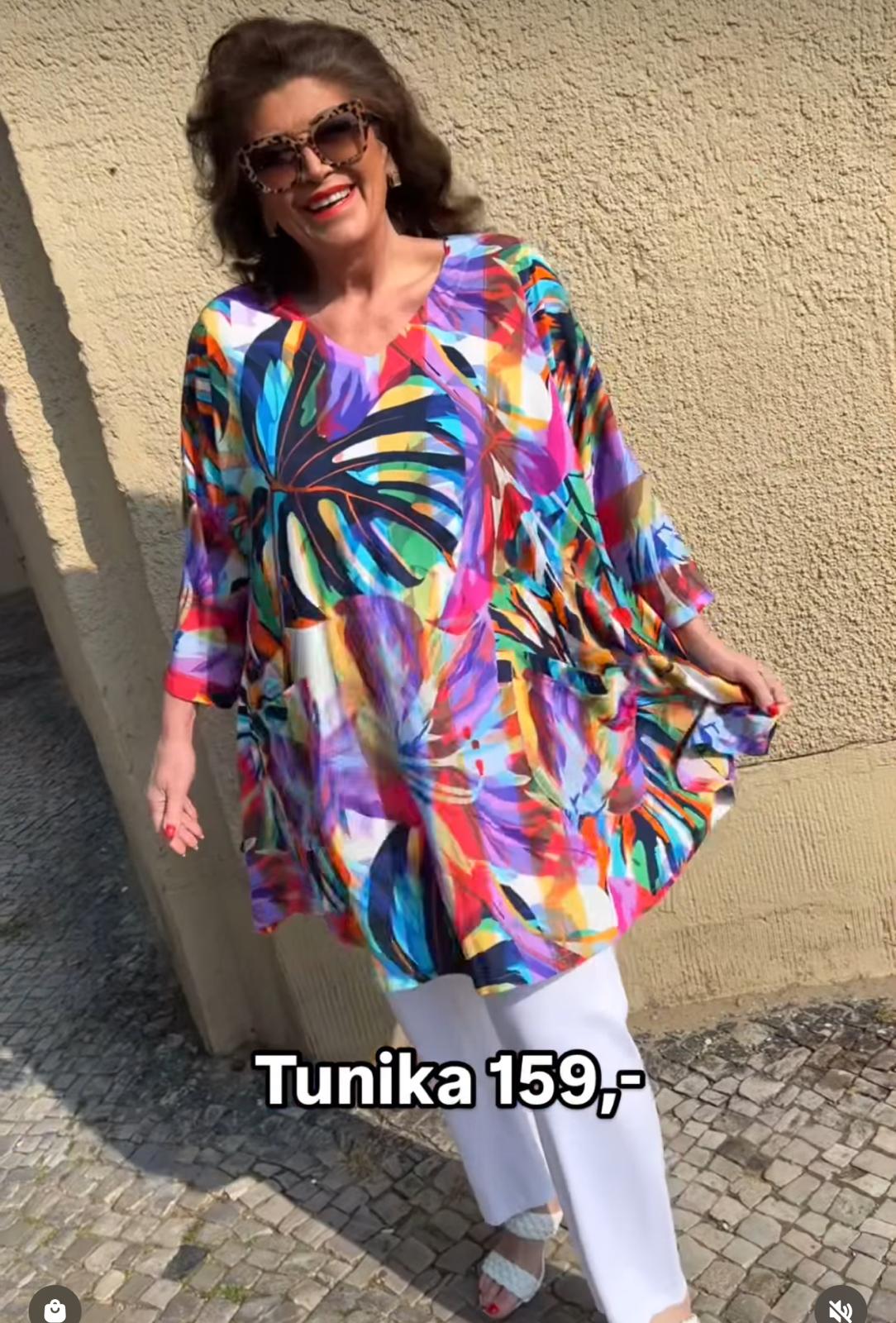 Angezogene Tunika in großen größen von LubaModen