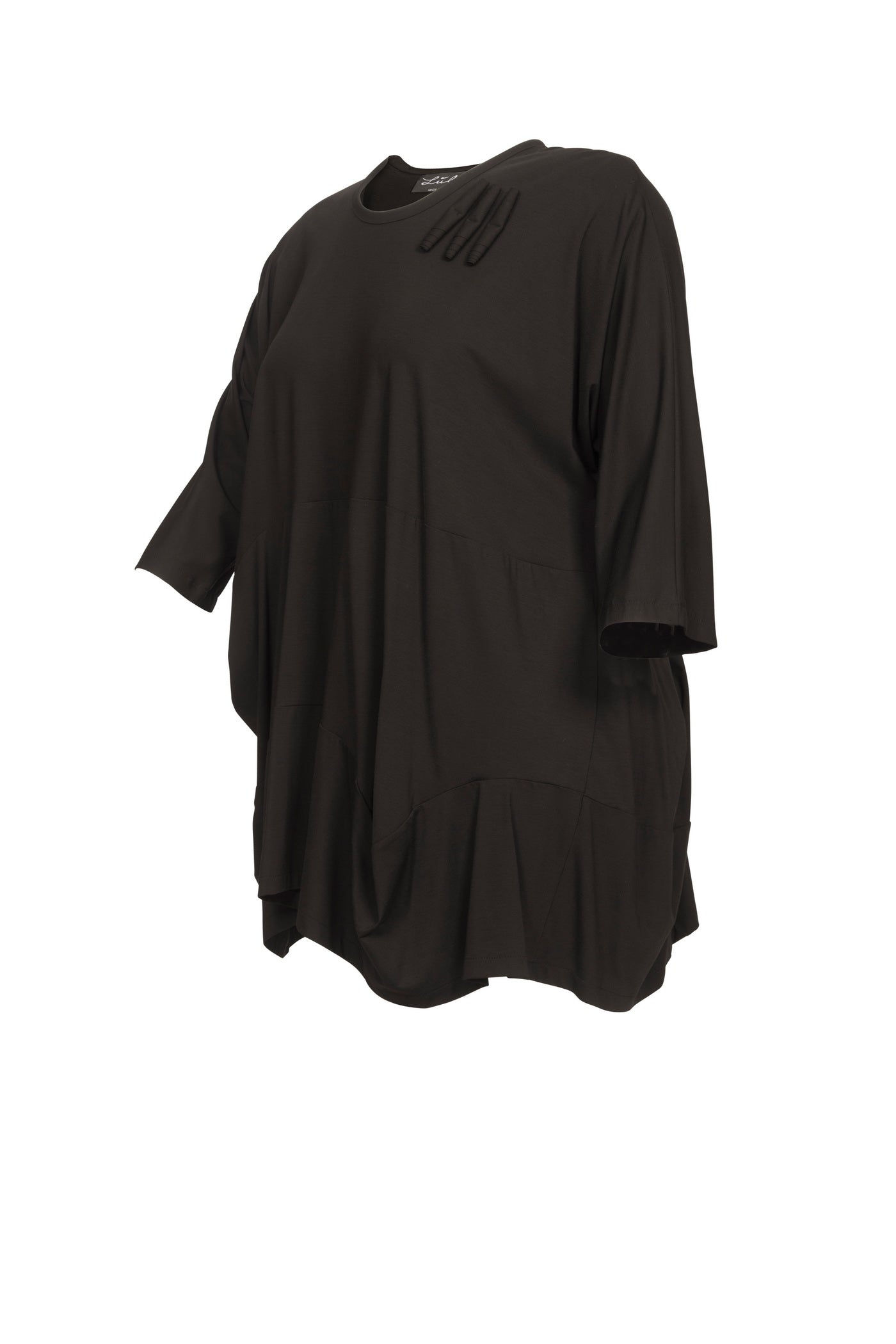 Burnout viscose mix tunic