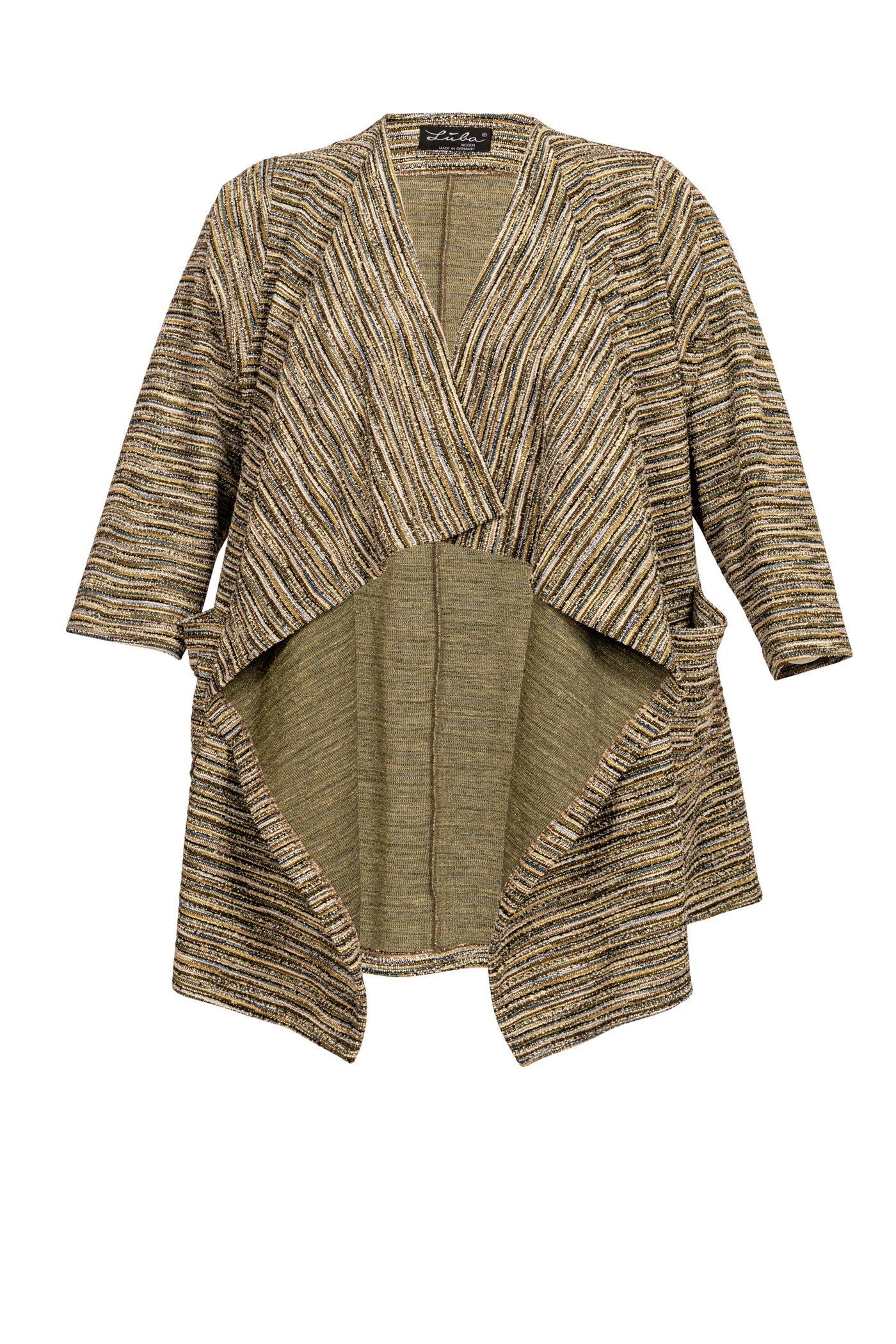 Bouclé-Jersey-Cardigan - Luba Moden
