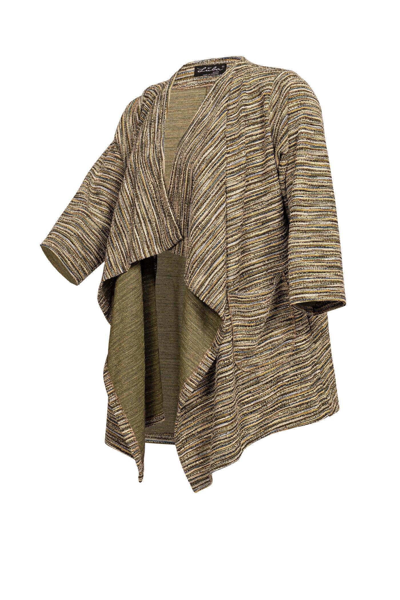 Bouclé-Jersey-Cardigan - Luba Moden