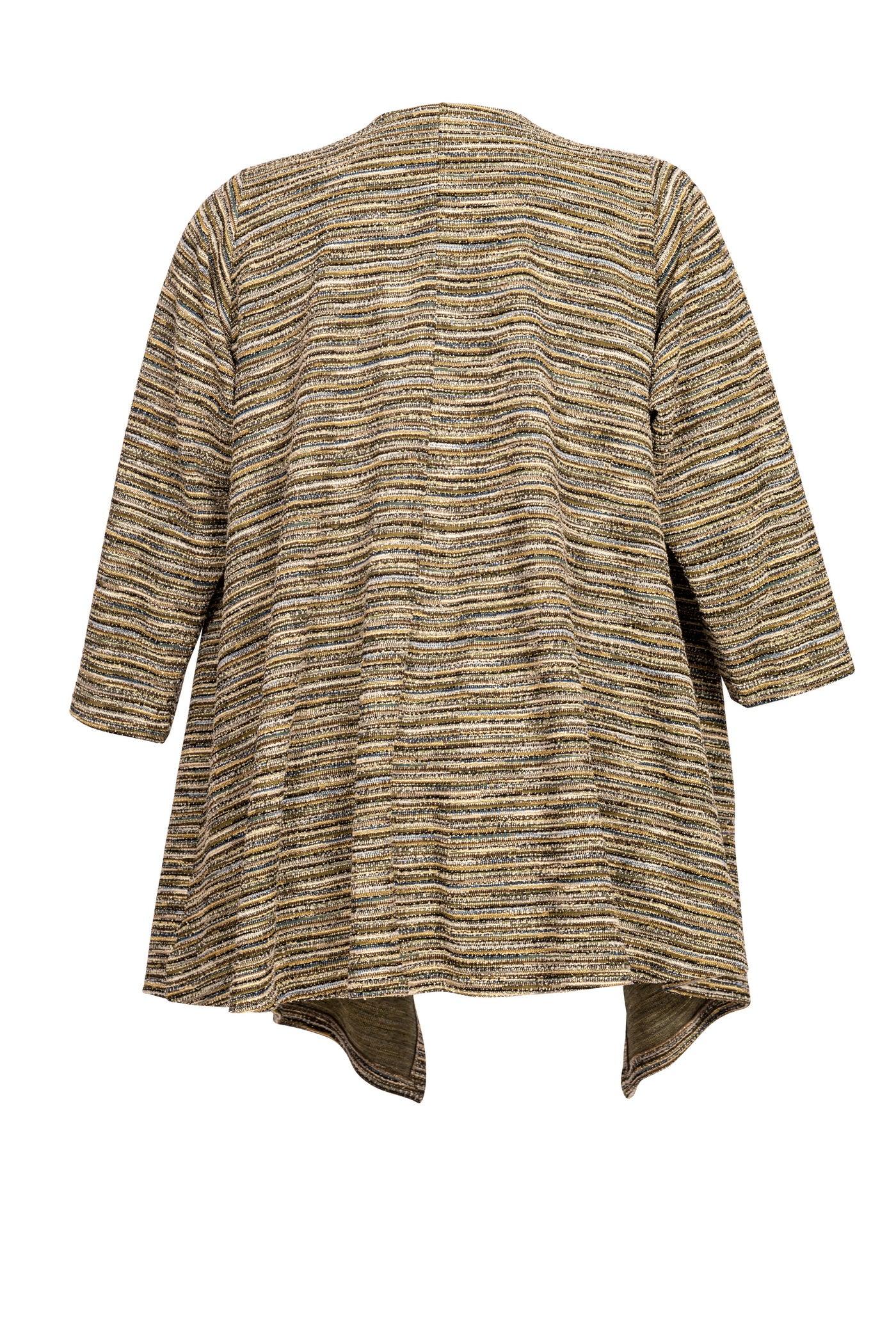 Bouclé-Jersey-Cardigan - Luba Moden