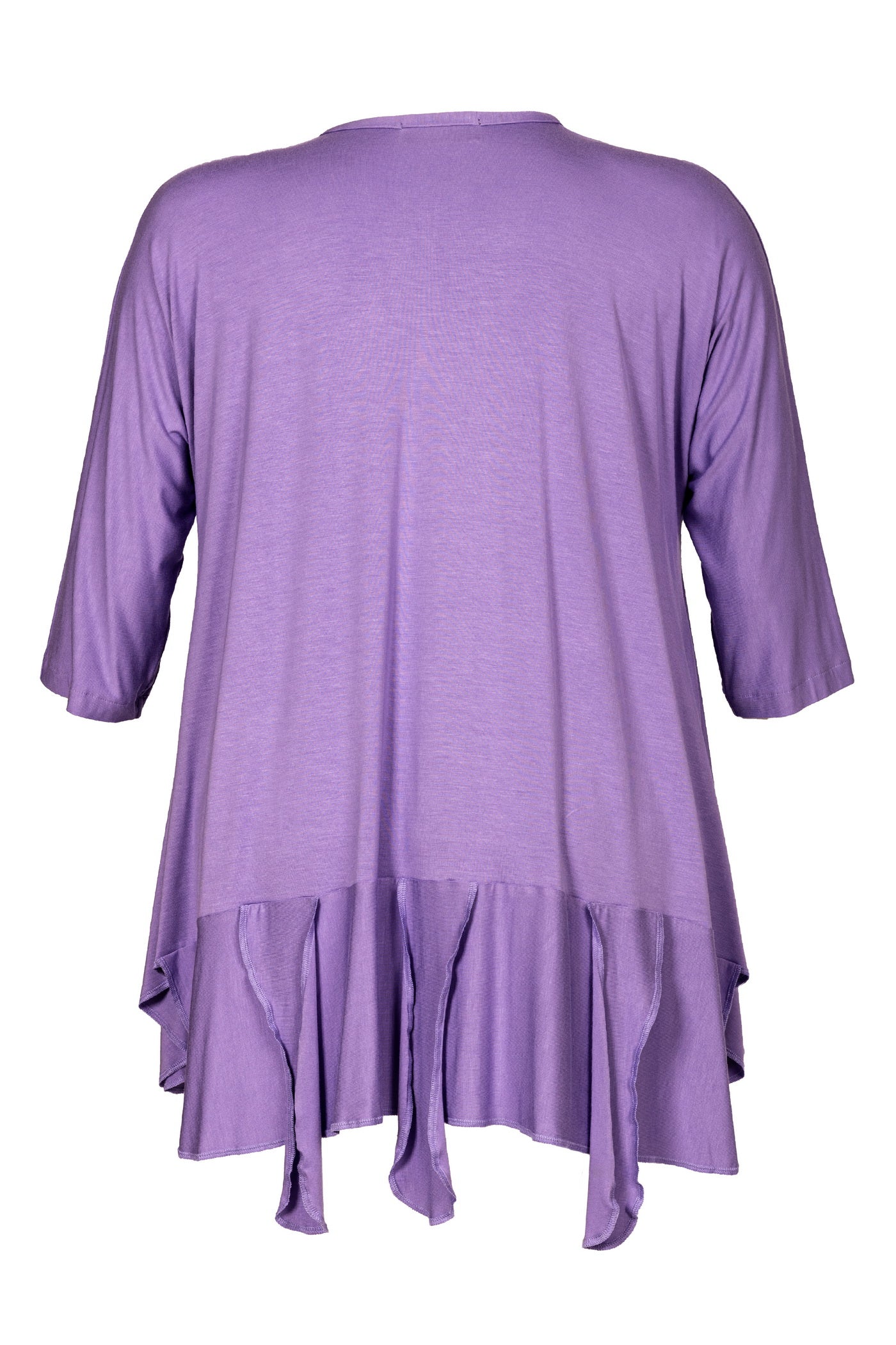 Burnout viscose mix tunic