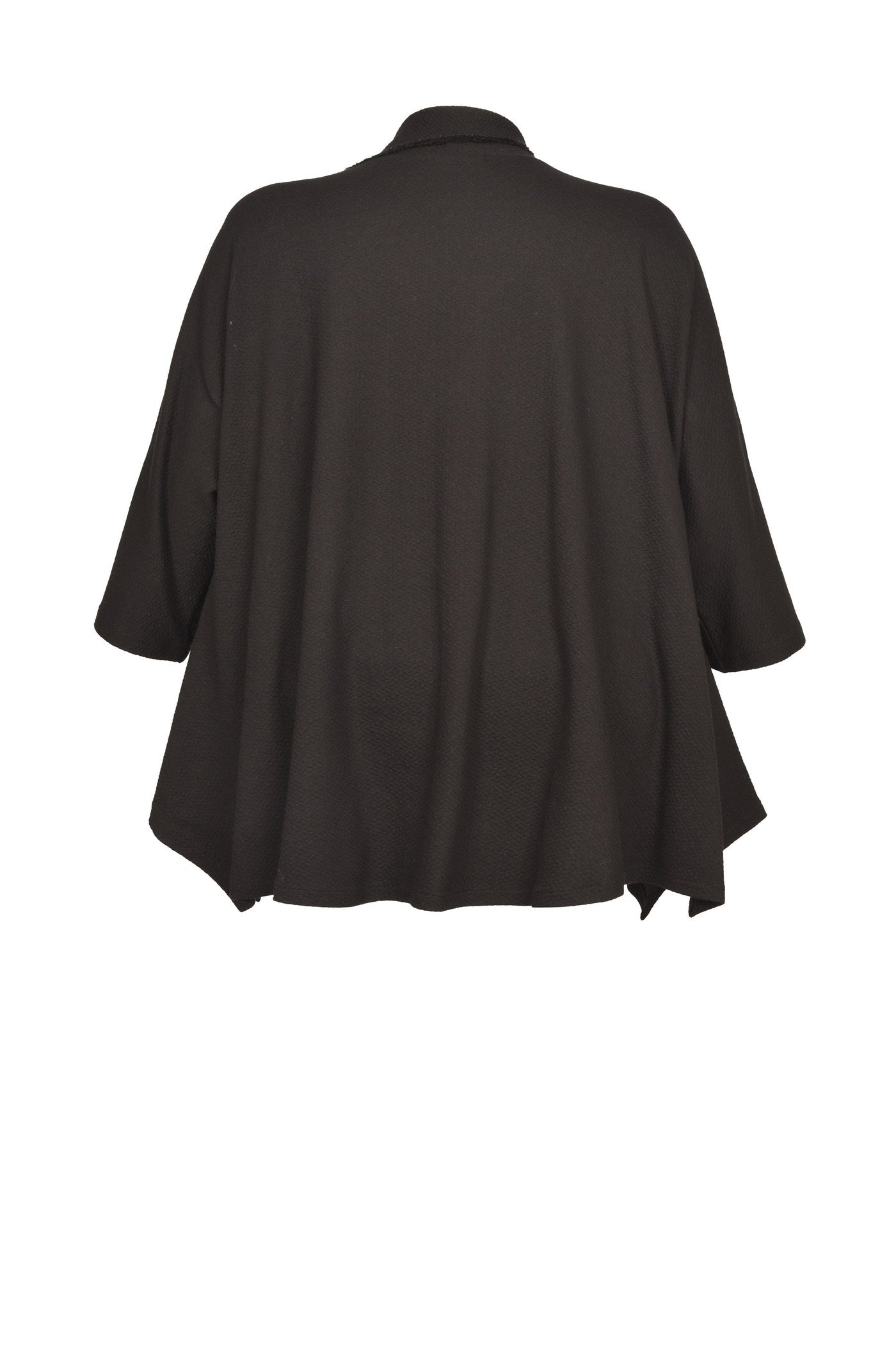 Elegante Baumwoll-Jaquard-Tunika mit  besonderem Kragen.