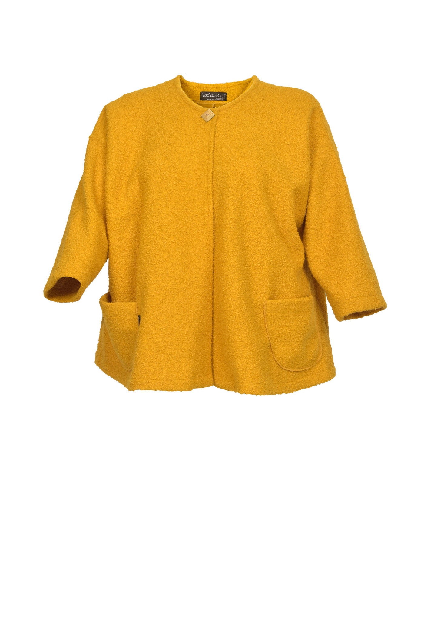 Elegante kurze Bouclé-Jacke.