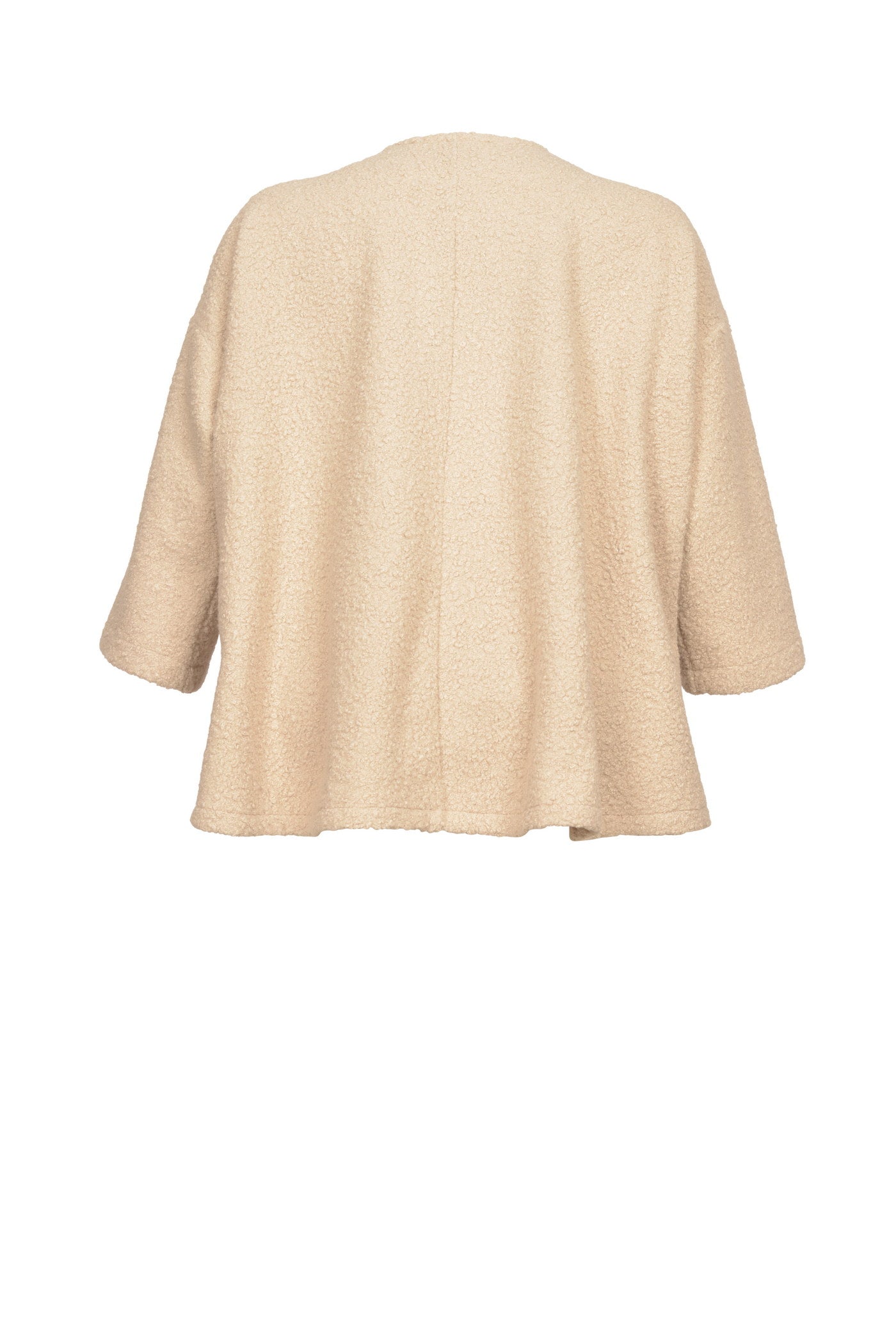 Elegante kurze Bouclé-Jacke.