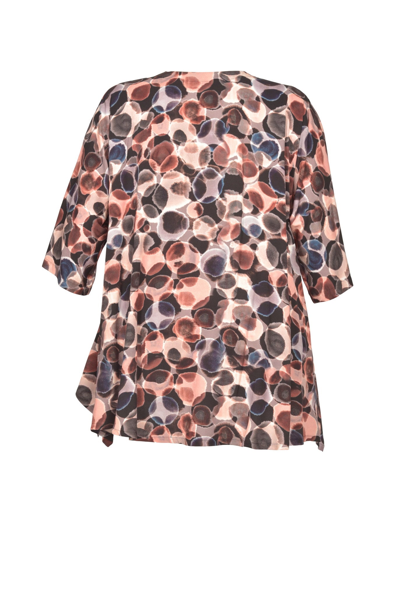 Elegante Viskose-Tunika mit 2 Taschen.