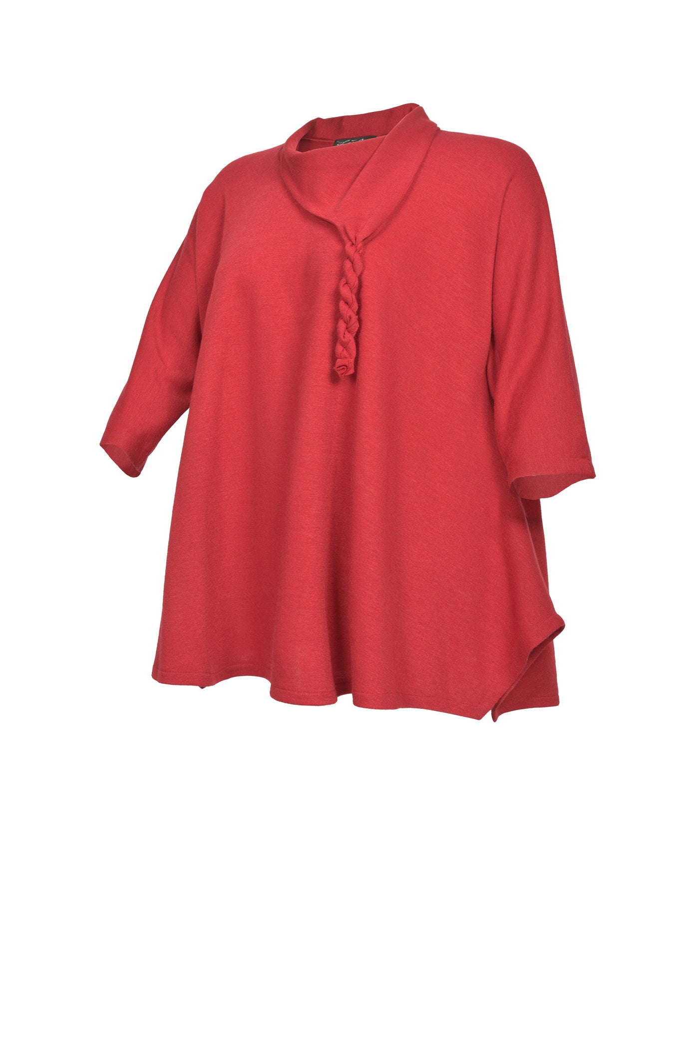 Stylischer Merino Touch  Strick-Pullover mit Umlegekragen.