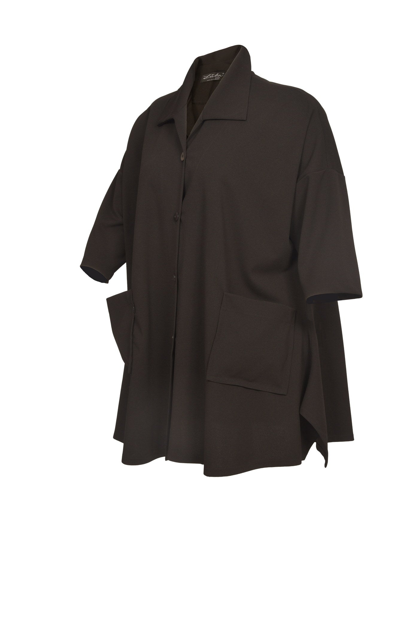 Elegante schwarze Jersey-Jacke.