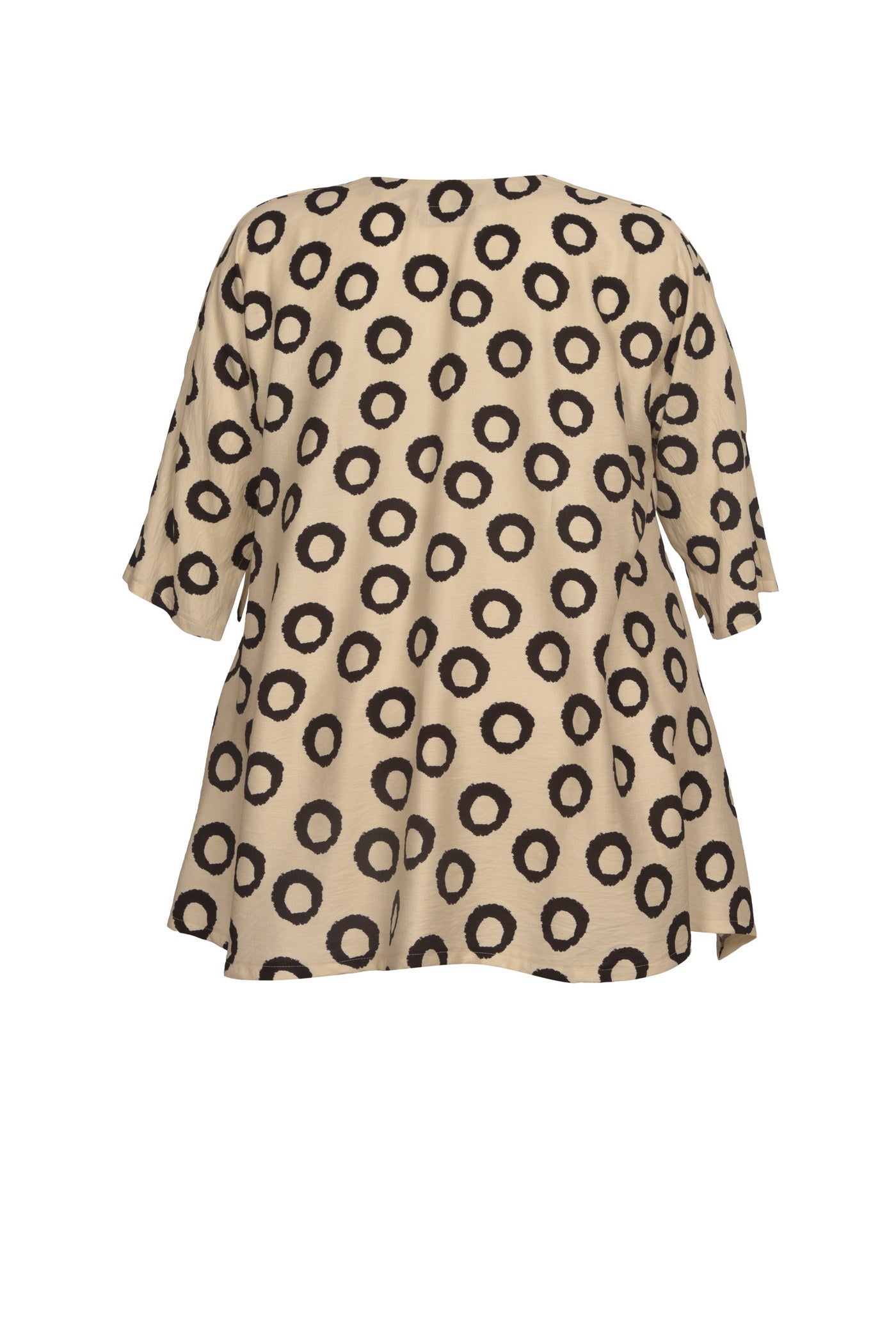 Viskose-Tunika mit ballonförmigen Rock und 2 praktischen Taschen.