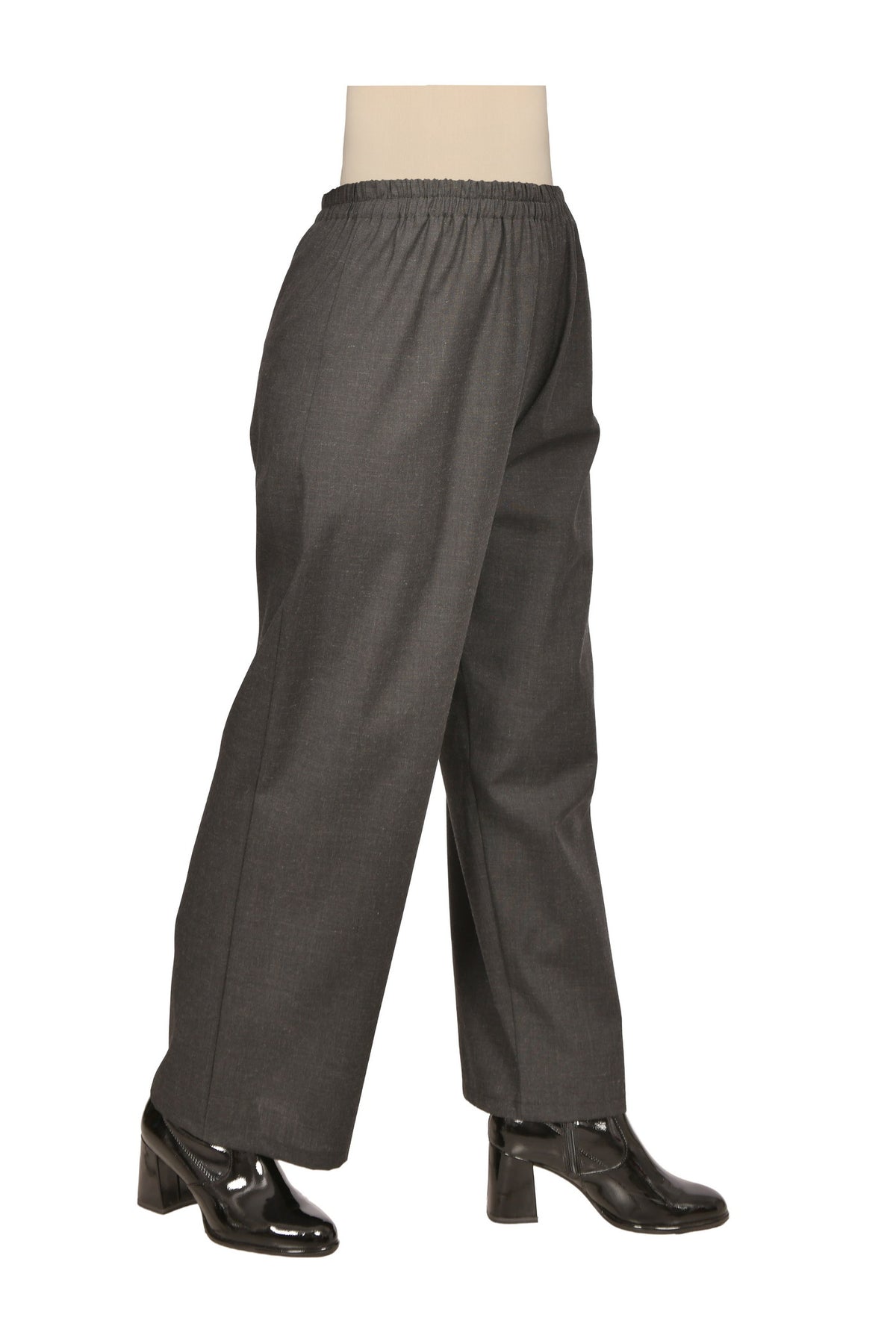 Marlene-Hose mit Gummizug in der Taille - große Größen.