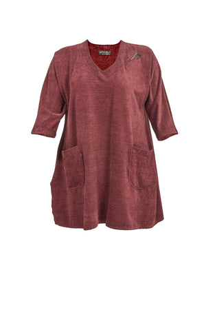Viscose-Linen Tunic