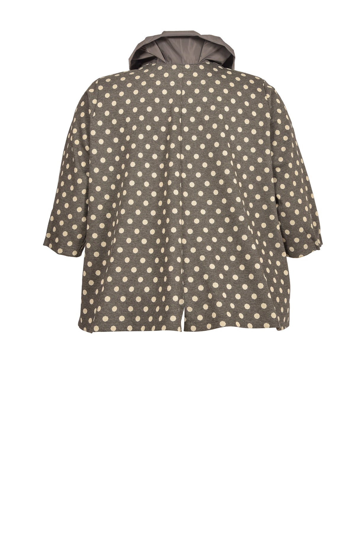 Jacquard Jacke mit Taft-Kragen und 2 Taschen – große Größen.