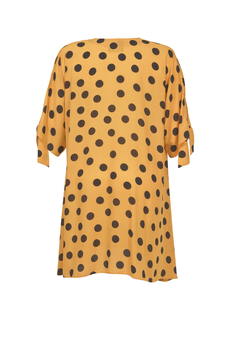 Chiffon-Tunika Pünktchenmuster