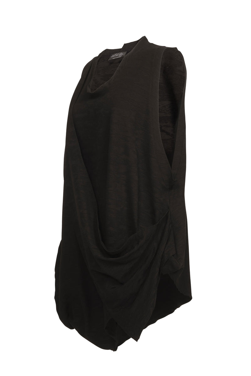 Jacquard Kleid ohne Ärmel