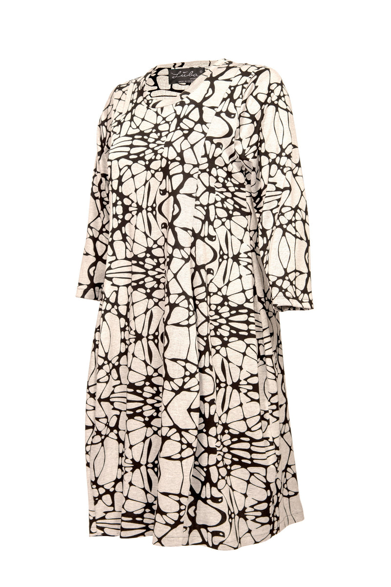 Jacquard Ballonkleid