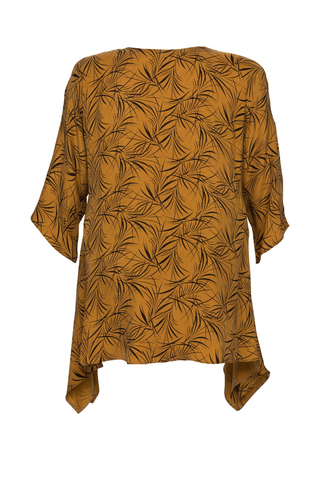 Burnout viscose mix tunic