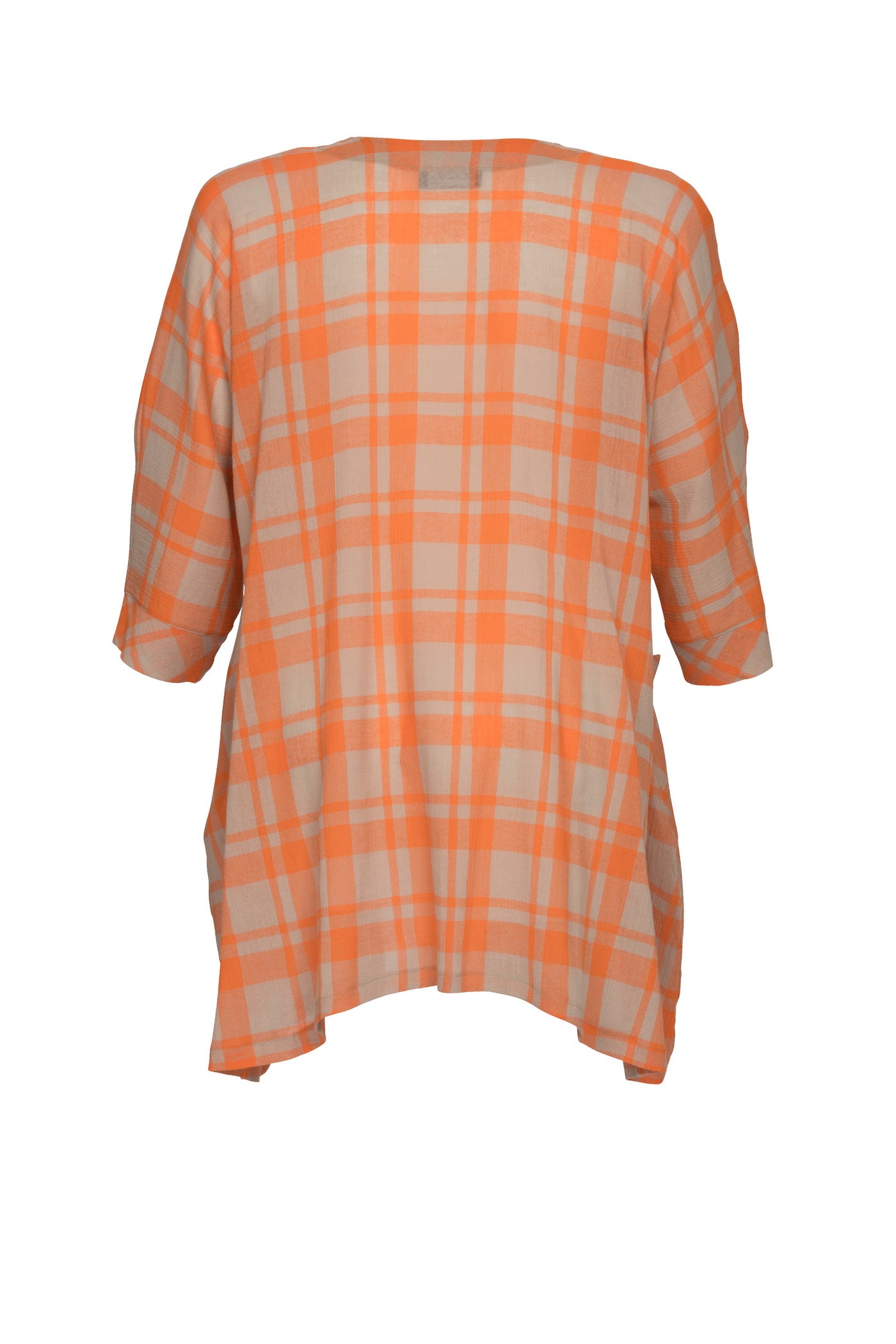 Burnout viscose mix tunic