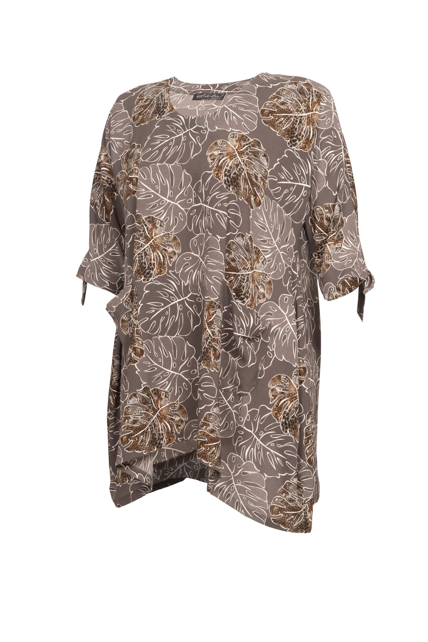 Burnout viscose mix tunic