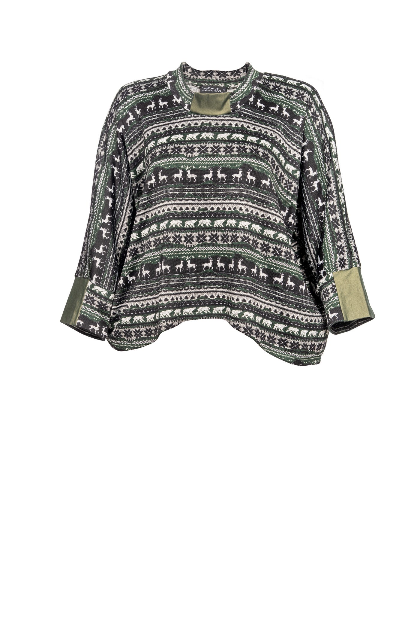 Allover-Print Pullover