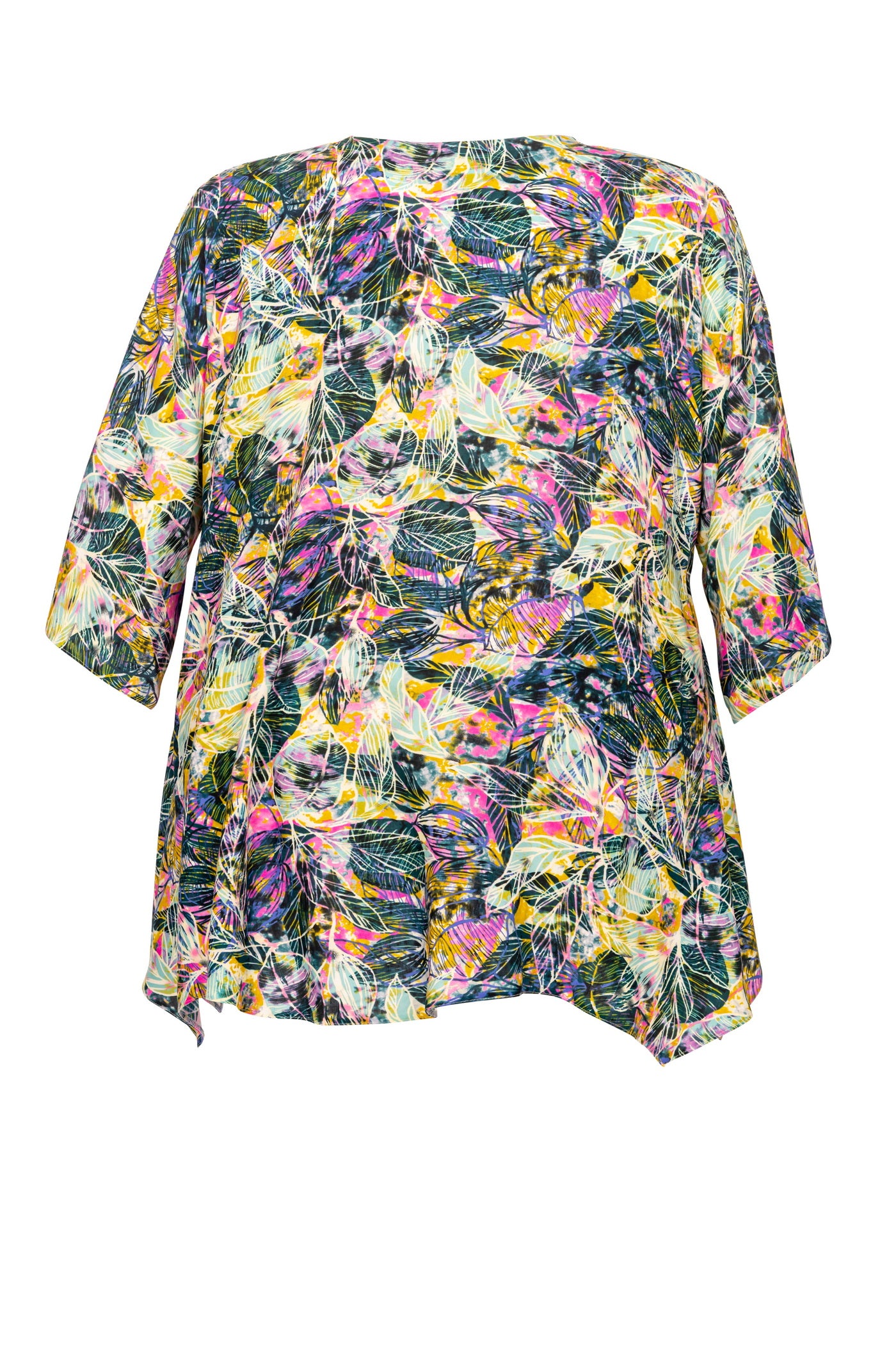 Burnout viscose mix tunic