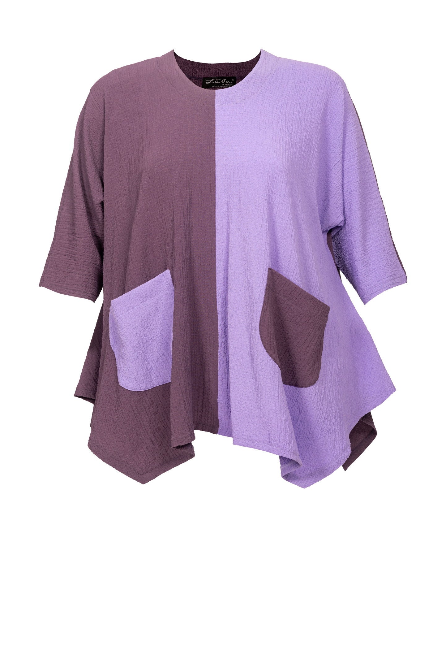 Burnout viscose mix tunic