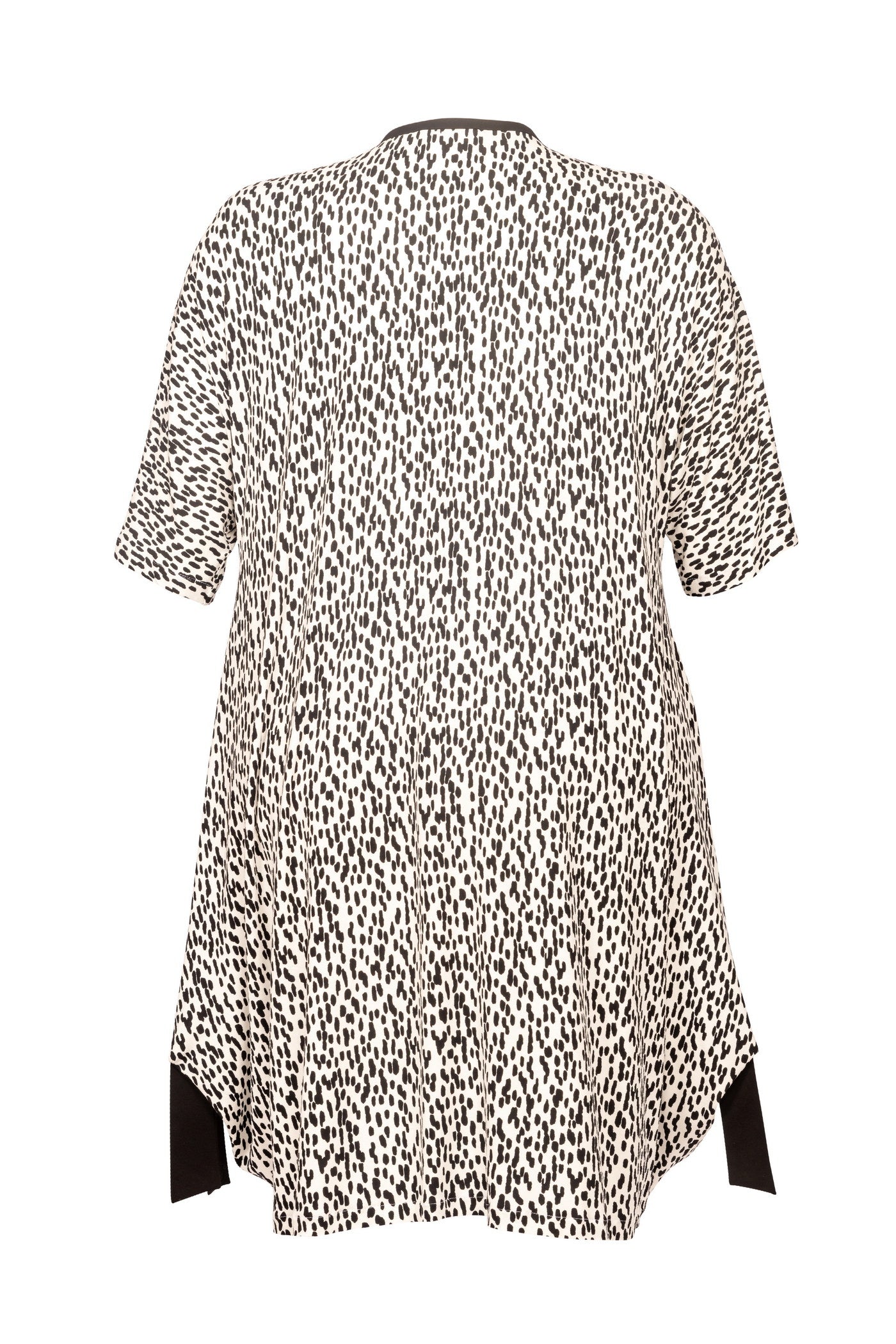 Burnout viscose mix tunic